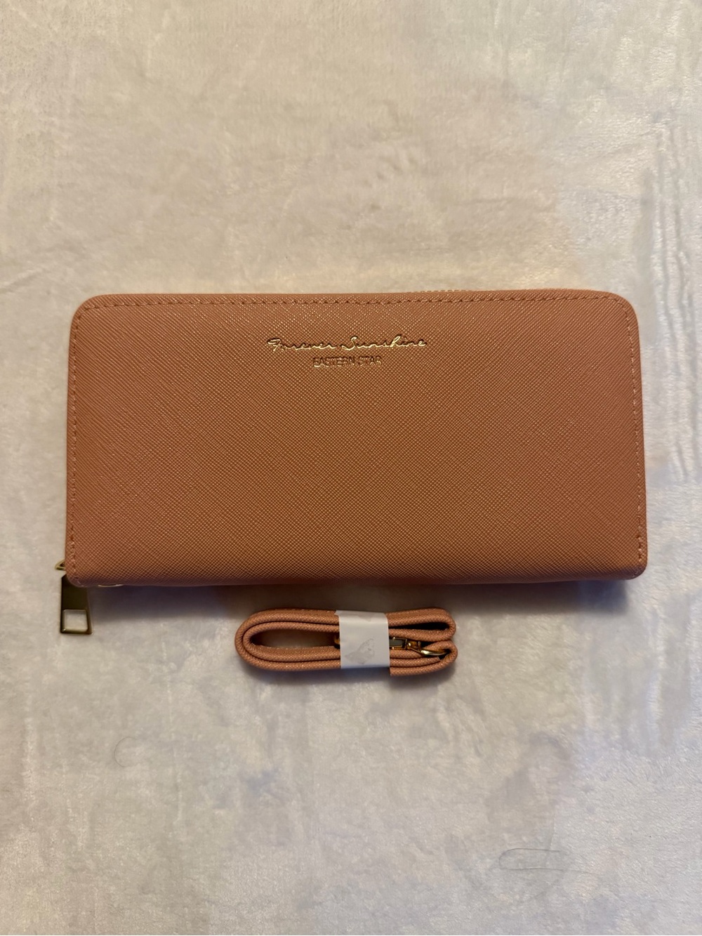 Forever Sunshine Eastern Star Zip Around Wallet in Pink NEW
